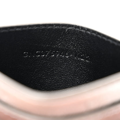 Saint Laurent Metallic Eel Credit Card Case Silver 7 of 9