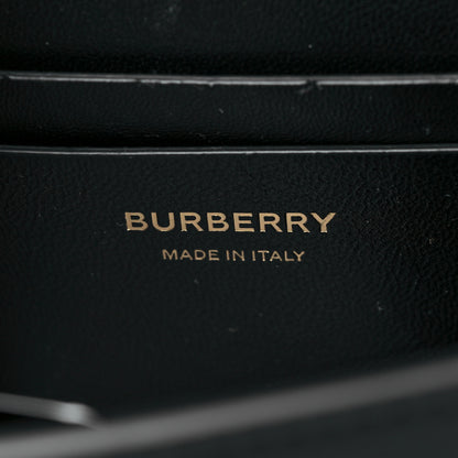 Burberry Calfskin Leopard Small Grace Bag Black 5 of 8