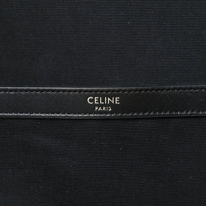 Celine Triomphe Canvas XL Calfskin Backpack Black 6 of 8