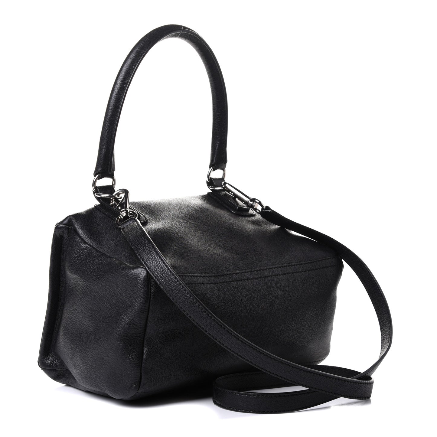 Sugar Goatskin Small Pandora Black