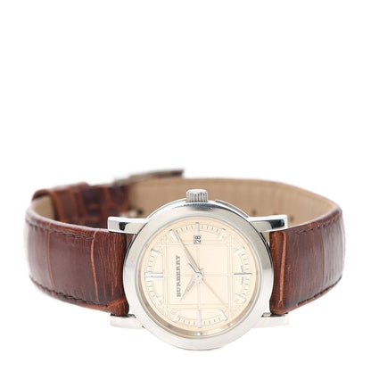 Burberry Stainless Steel Calfskin 28mm Quartz Watch Beige BU1357 2 of 5