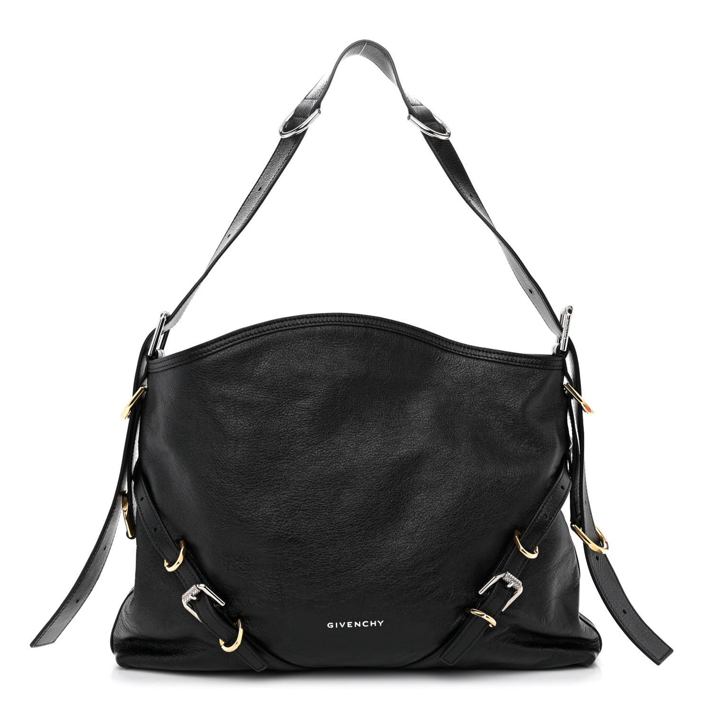 Calfskin Medium Voyou Bag Black