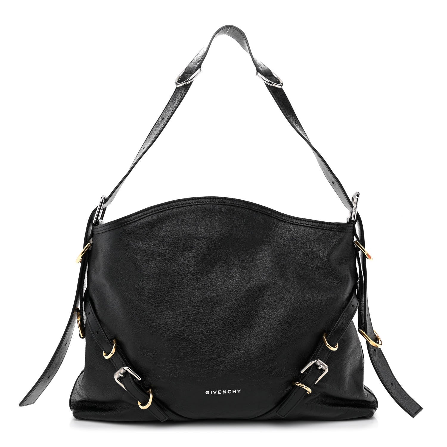 Givenchy Calfskin Medium Voyou Bag Black 1 of 10