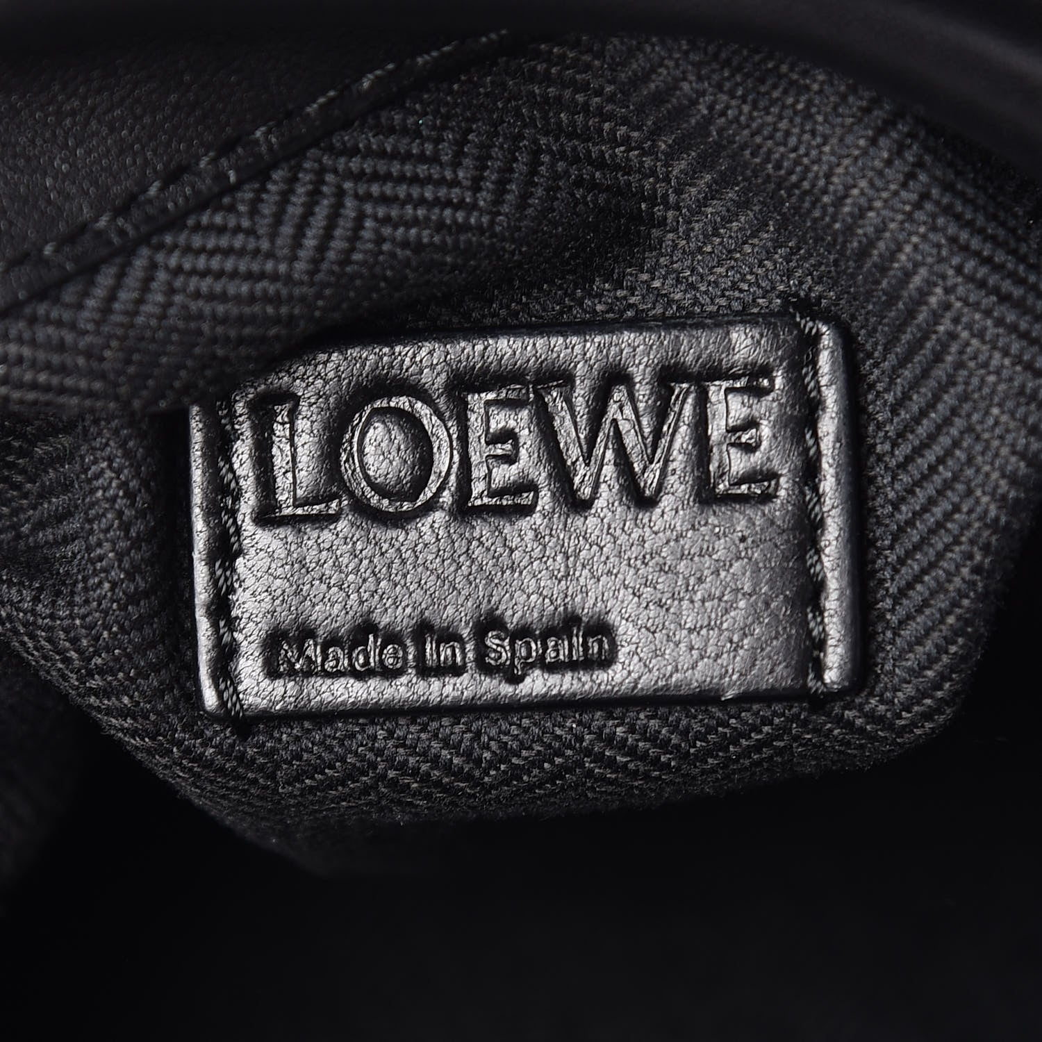 Loewe Calfskin Flamenco Knot Bag Black 6 of 12