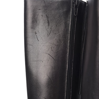 Christian Louboutin Calfskin Miss Tack Alta 100 Boots 37 Black 10 of 18