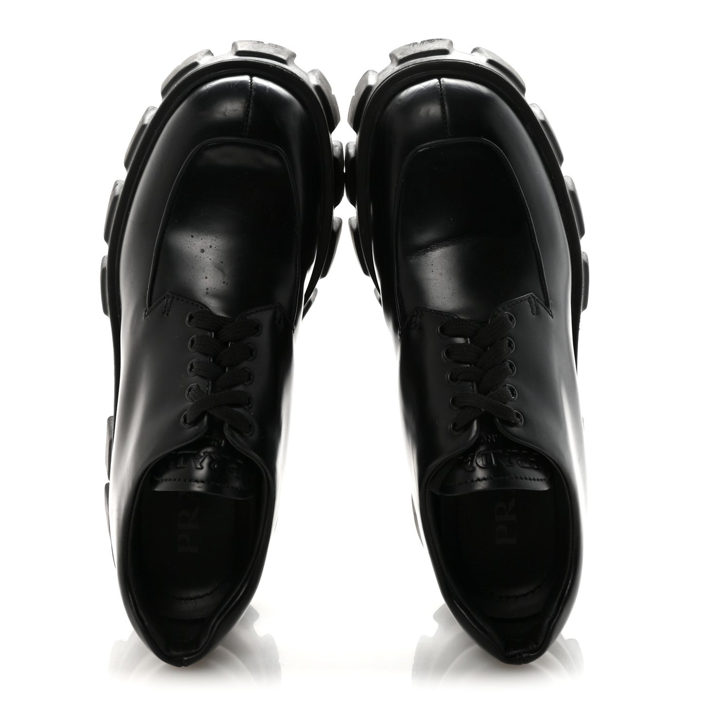 Spazzolato Rois Monolith 55mm Derby Loafers 38 Black