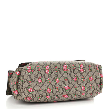 Gucci GG Supreme Monogram Rose Bud Diaper Bag Pink 4 of 15