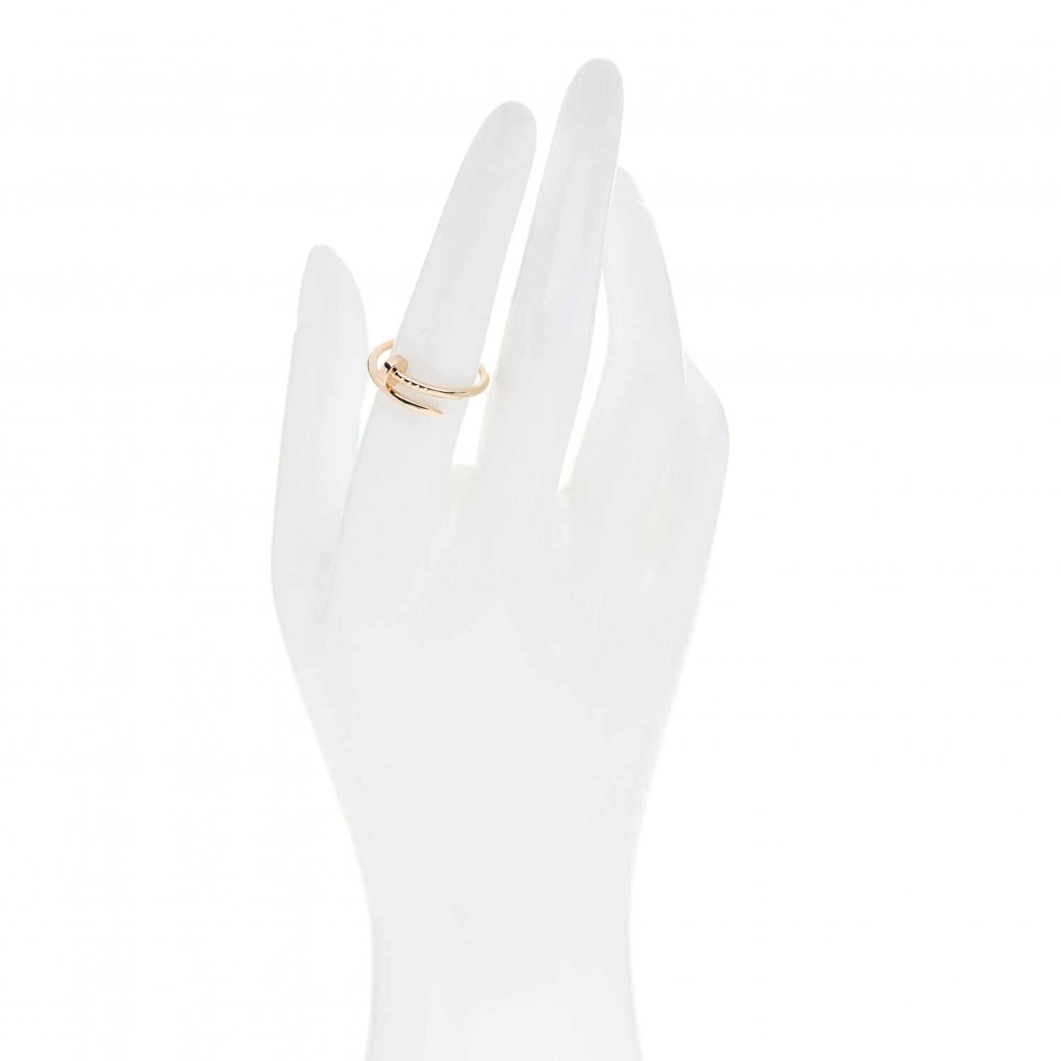 Cartier 18K Yellow Gold Small Juste Un Clou Ring 54 7 2 of 5
