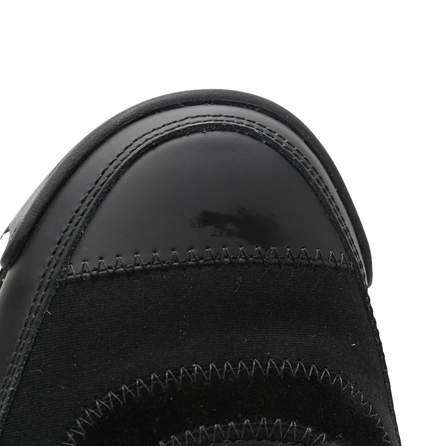 Chanel Velvet Calfskin Mixed Fibers CC Sneakers 40 Black 9 of 9