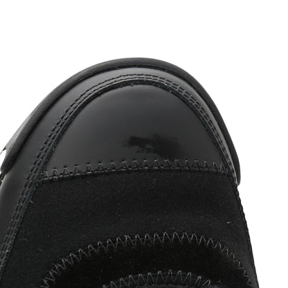 Chanel Velvet Calfskin Mixed Fibers CC Sneakers 40 Black 9 of 9