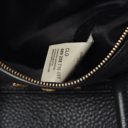Versace Cervo Embossed Vitello Signature Duffle Bag Black 8 of 18
