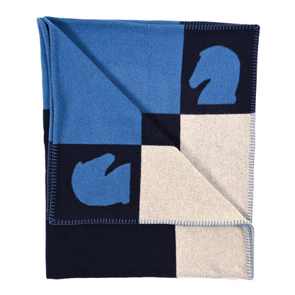 Hermes Wool Cashmere Samarcande Blanket 4 of 4