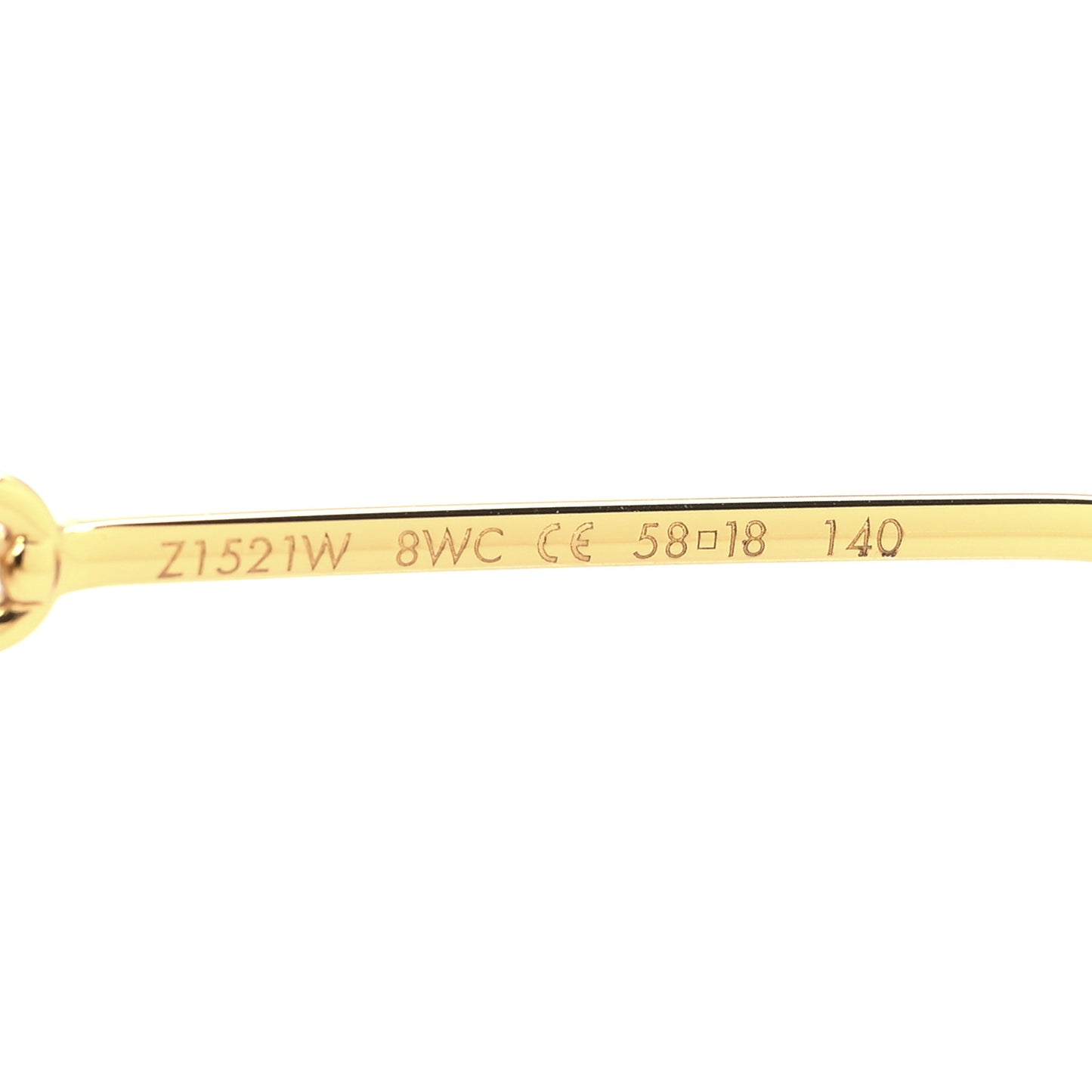 My LV Chain Cat Eye Sunglasses Z1521W Gold