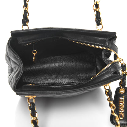 Chanel Lambskin Quilted Small Shoulder Bag Black 5 of 8