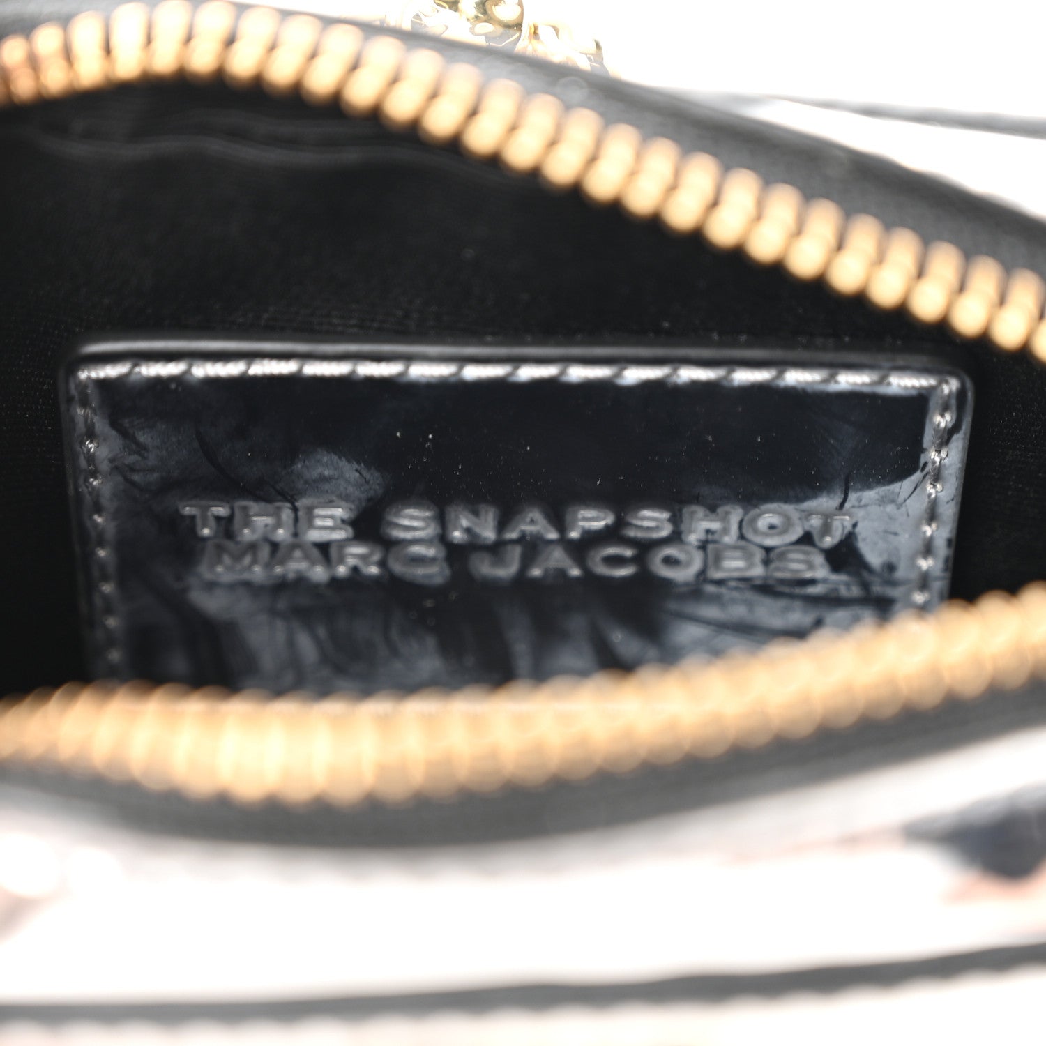 Marc Jacobs Metallic Calfskin Snapshot Camera Bag Silver 6 of 10