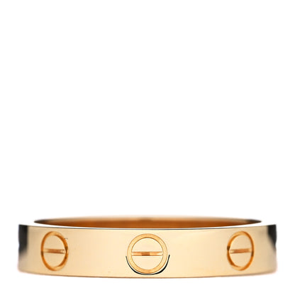 Cartier 18K Yellow Gold 3.5mm LOVE Wedding Band Ring 54 6.75 1 of 4