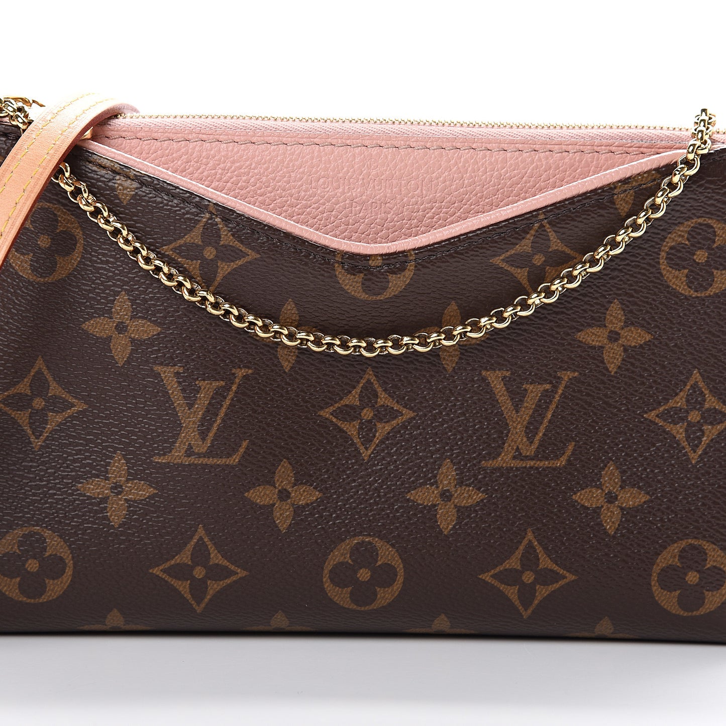 Monogram Pallas Clutch Rose Poudre