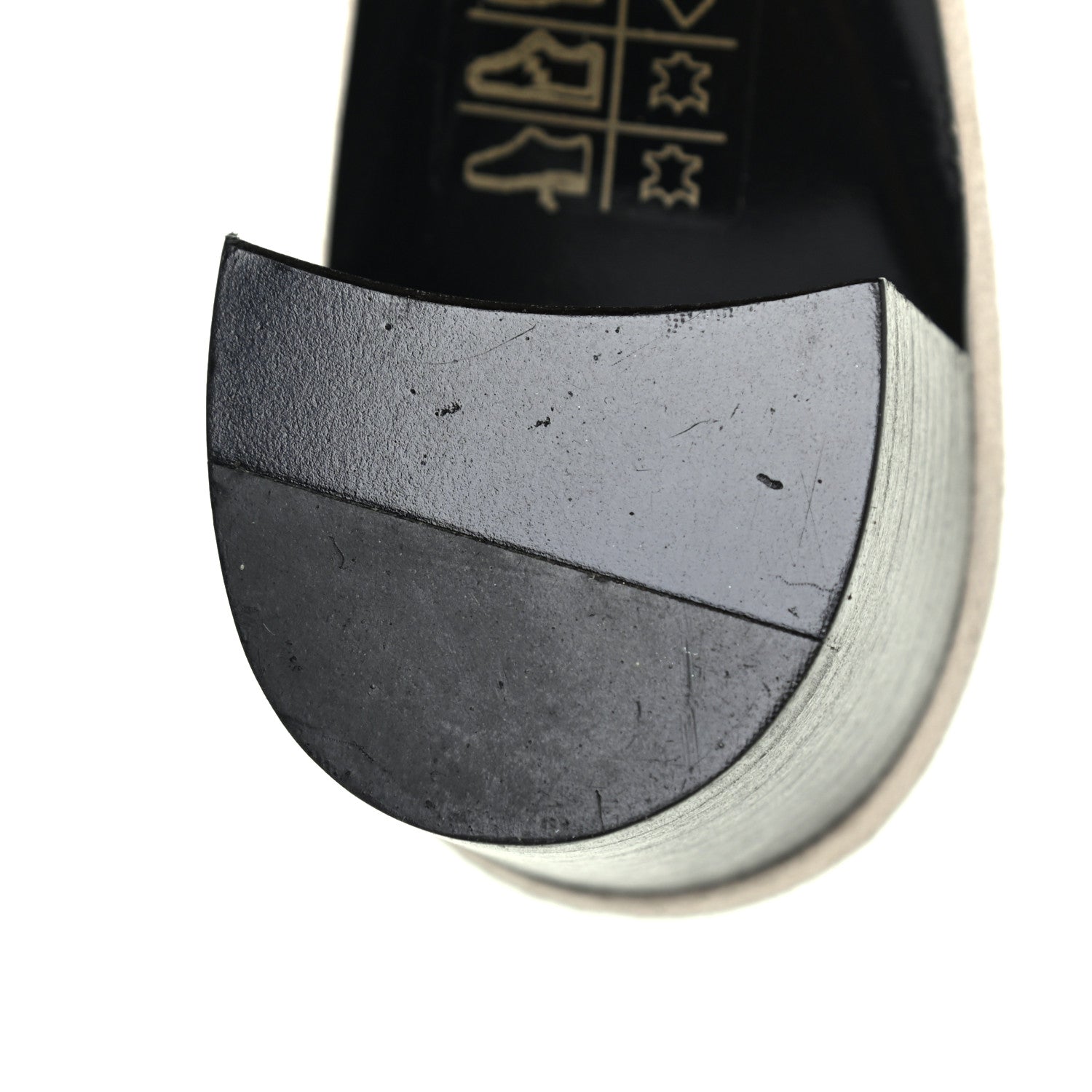 Hermes Suede Goatskin Crystal Oasis Sandals 38 10 of 11