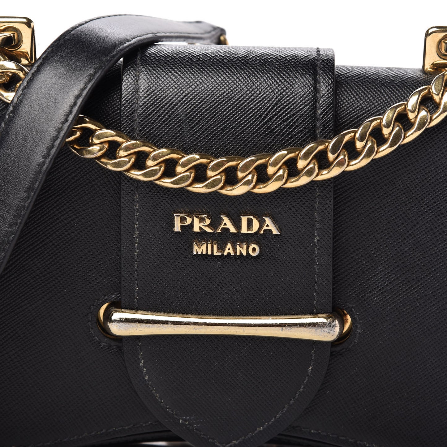 City Calfskin Saffiano Mini Sidonie Bag Black