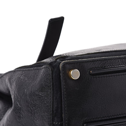 Saint Laurent Calfskin Canvas Medium Muse Two Black 10 of 22