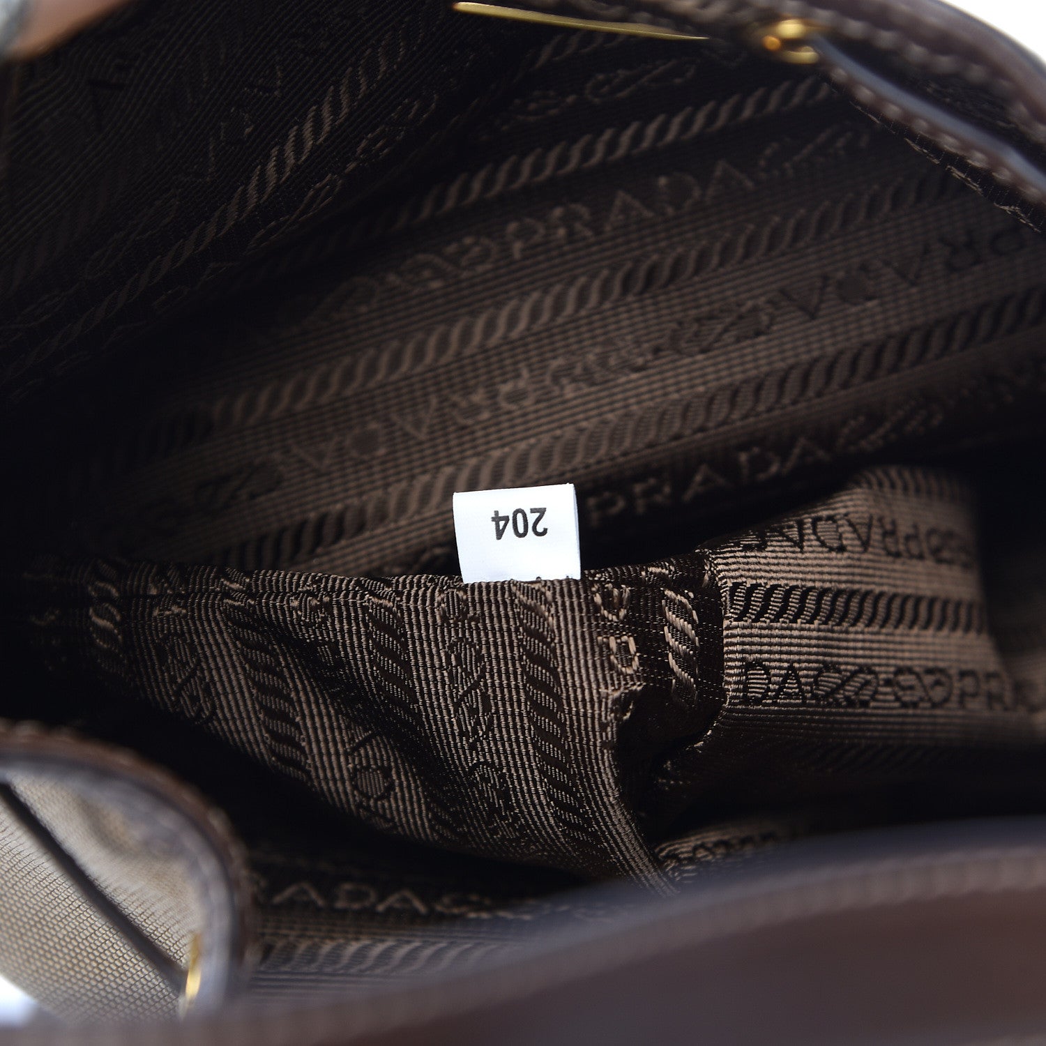 Prada Jacquard Logo Mini Bucket Crossbody Bag Corda Bruciato 7 of 9