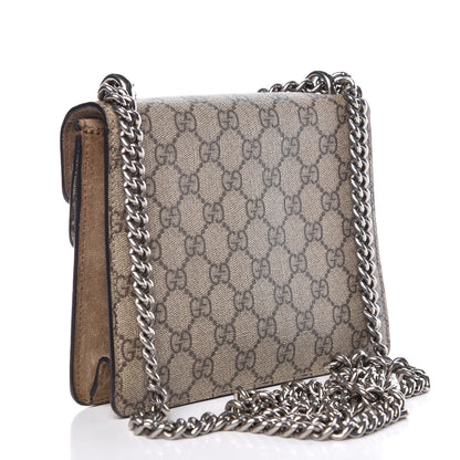 Gucci GG Supreme Monogram Mini Dionysus Shoulder Bag Taupe 3 of 12