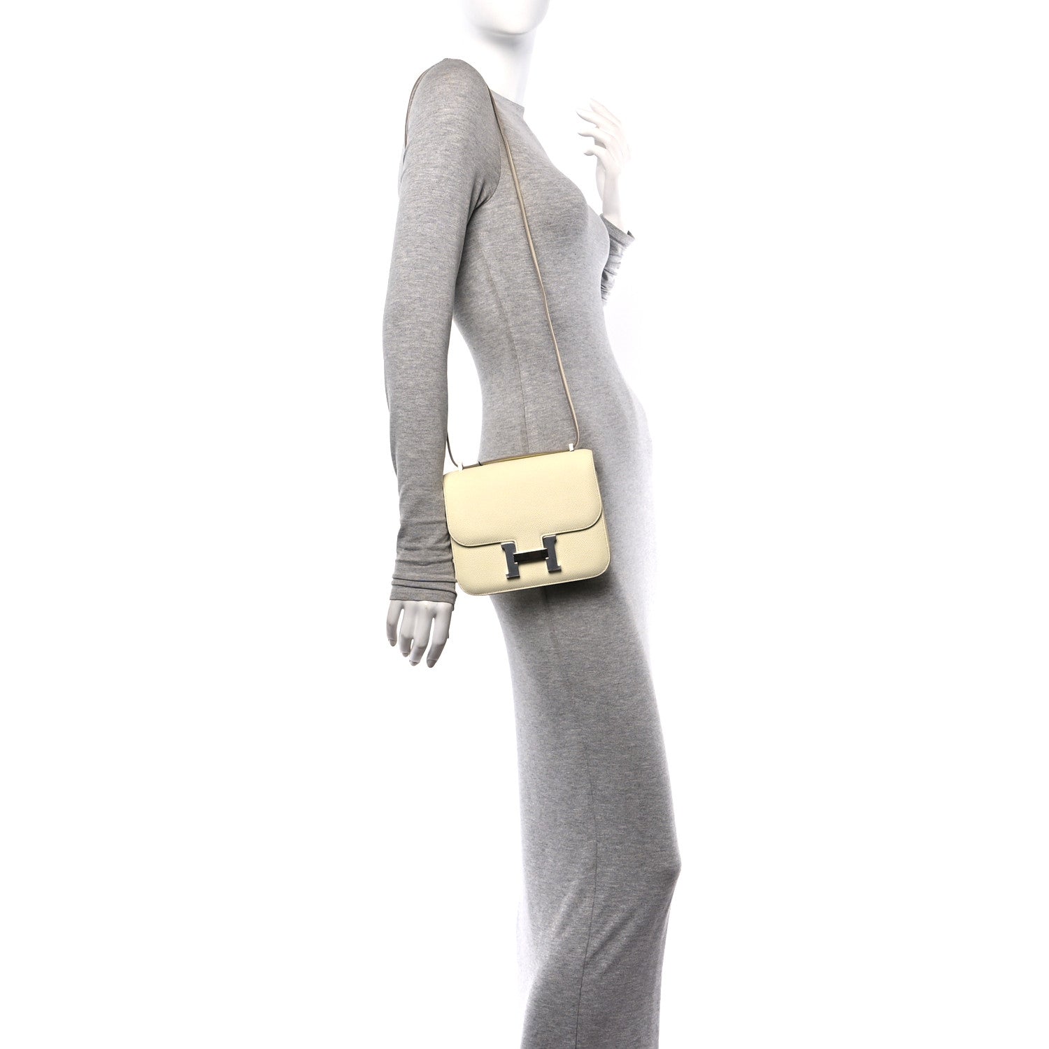 Hermes Epsom Constance 18 Jaune Milton 2 of 12