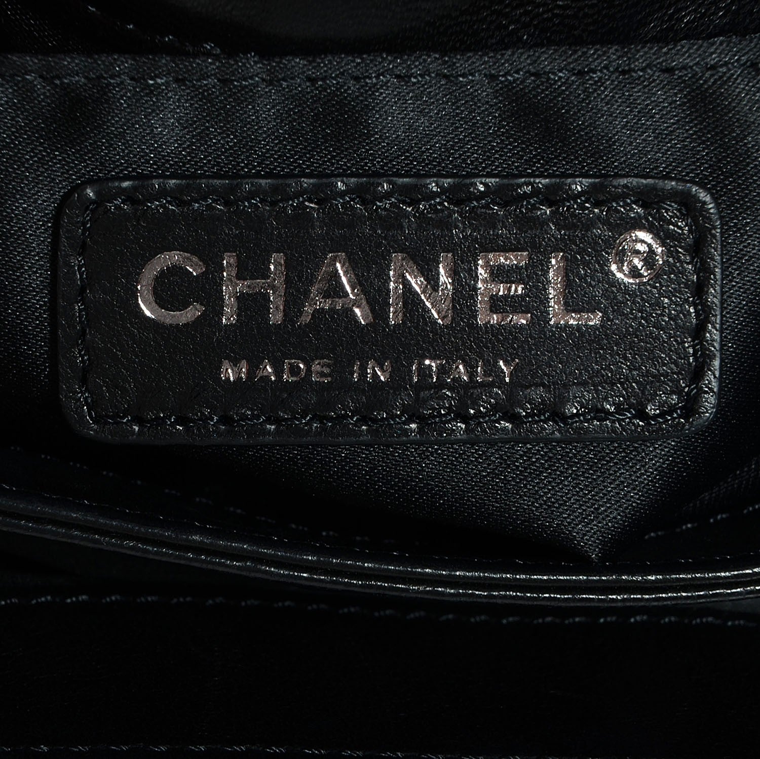 Chanel Lambskin Quilted Mini Chanel 3 Flap Black 7 of 9