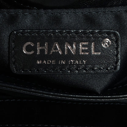 Chanel Lambskin Quilted Mini Chanel 3 Flap Black 7 of 9