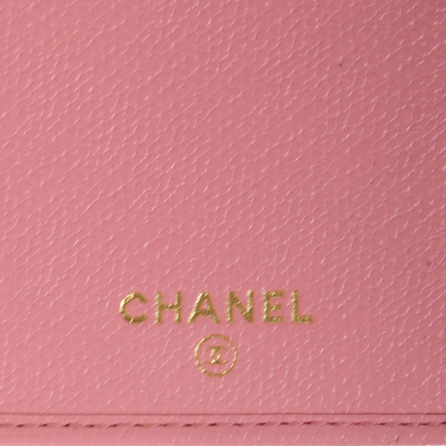 Chanel Leather Clutch Wallet Pink 6 of 8