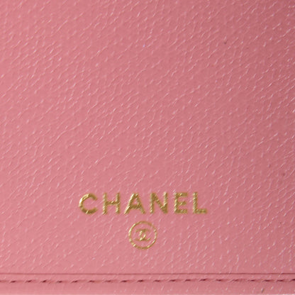 Chanel Leather Clutch Wallet Pink 6 of 8