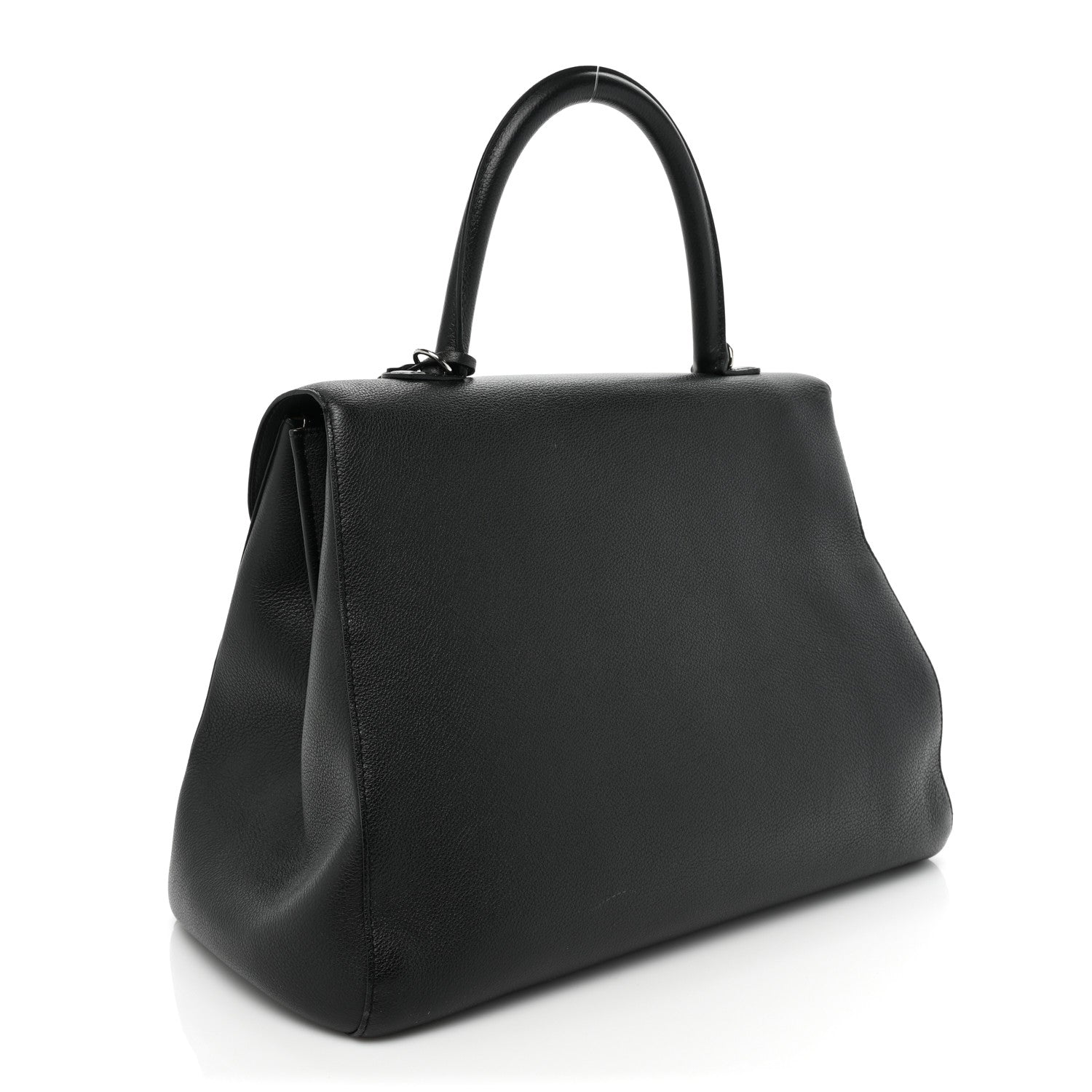 Delvaux Grained Calfskin GM Brillant Satchel Black 3 of 19