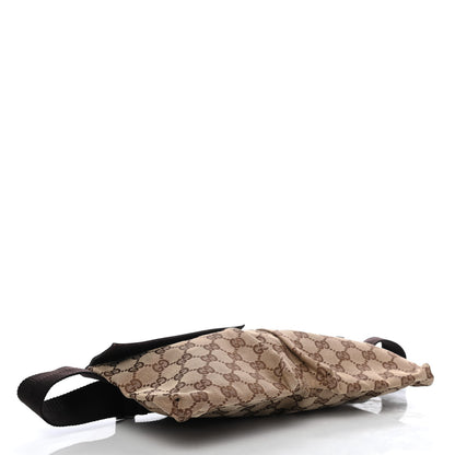 Gucci GG Monogram Double Pocket Belt Bag Dark Brown 3 of 4