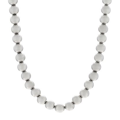 Tiffany Sterling Silver 10mm Hardwear Ball Necklace 1 of 4