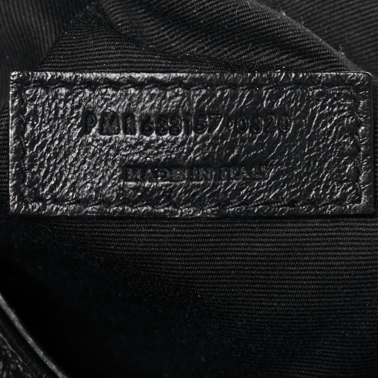 Saint Laurent Crinkled Calfskin Matelasse Monogram Large Niki Chain Satchel Black 7 of 12