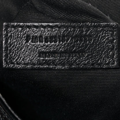Saint Laurent Crinkled Calfskin Matelasse Monogram Large Niki Chain Satchel Black 7 of 12