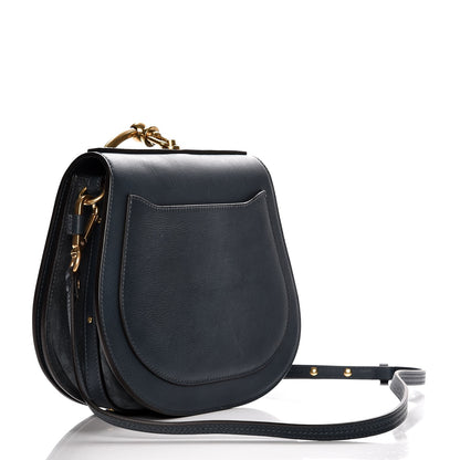 Chloe Calfskin Medium Nile Bracelet Bag Silver Blue 4 of 9