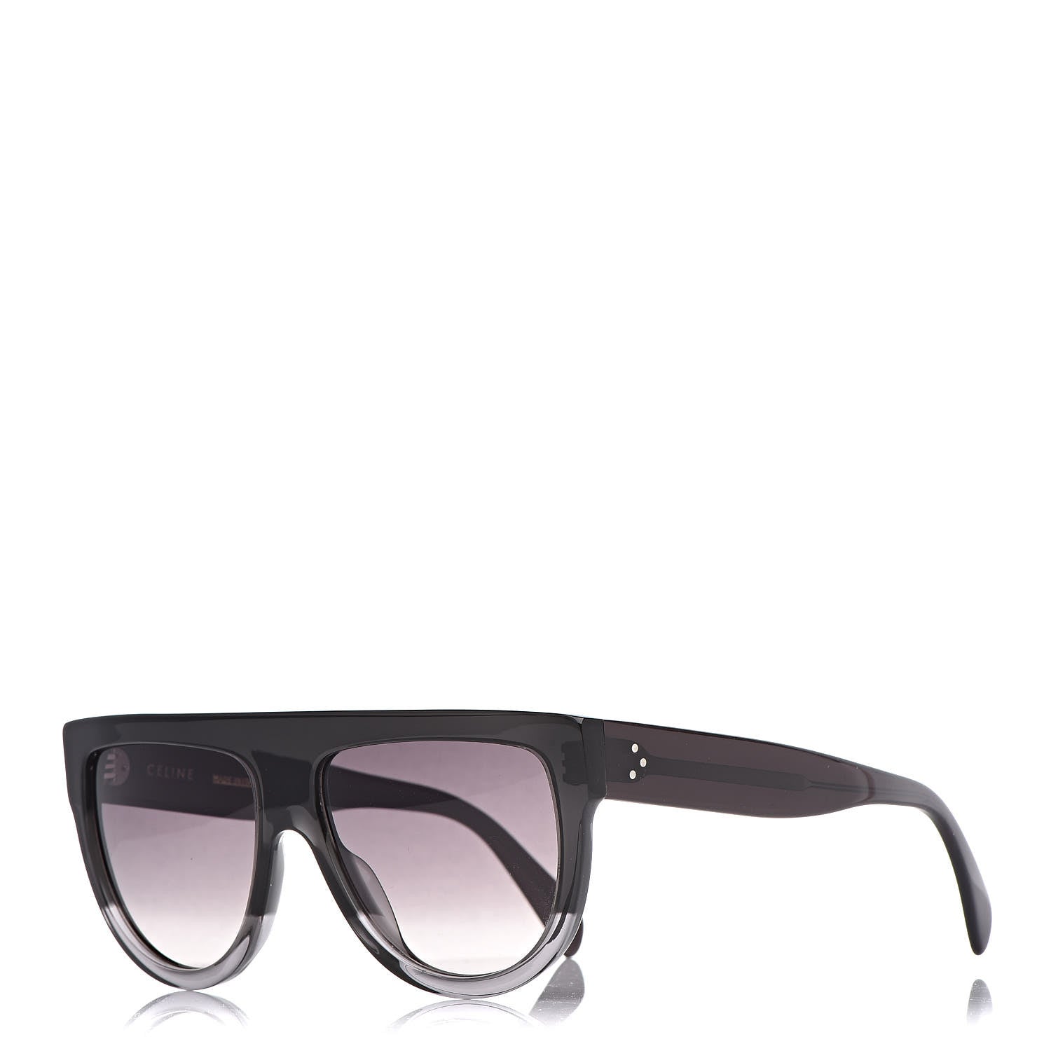 Celine Acetate Aviator Sunglasses CL 40001 Black 1 of 8