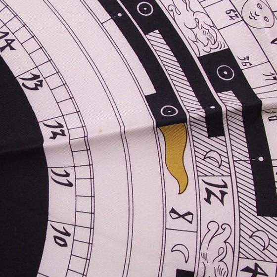 Hermes Silk Astrology Scarf Navy Bleu 7 of 8