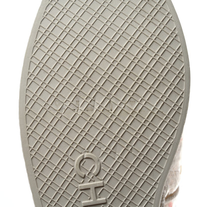 Chanel PVC Tweed CC Espadrilles 39 Coral White Transparent 9 of 9