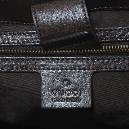 Gucci Monogram Medium Interlocking Icon Tote Dark Brown 6 of 7