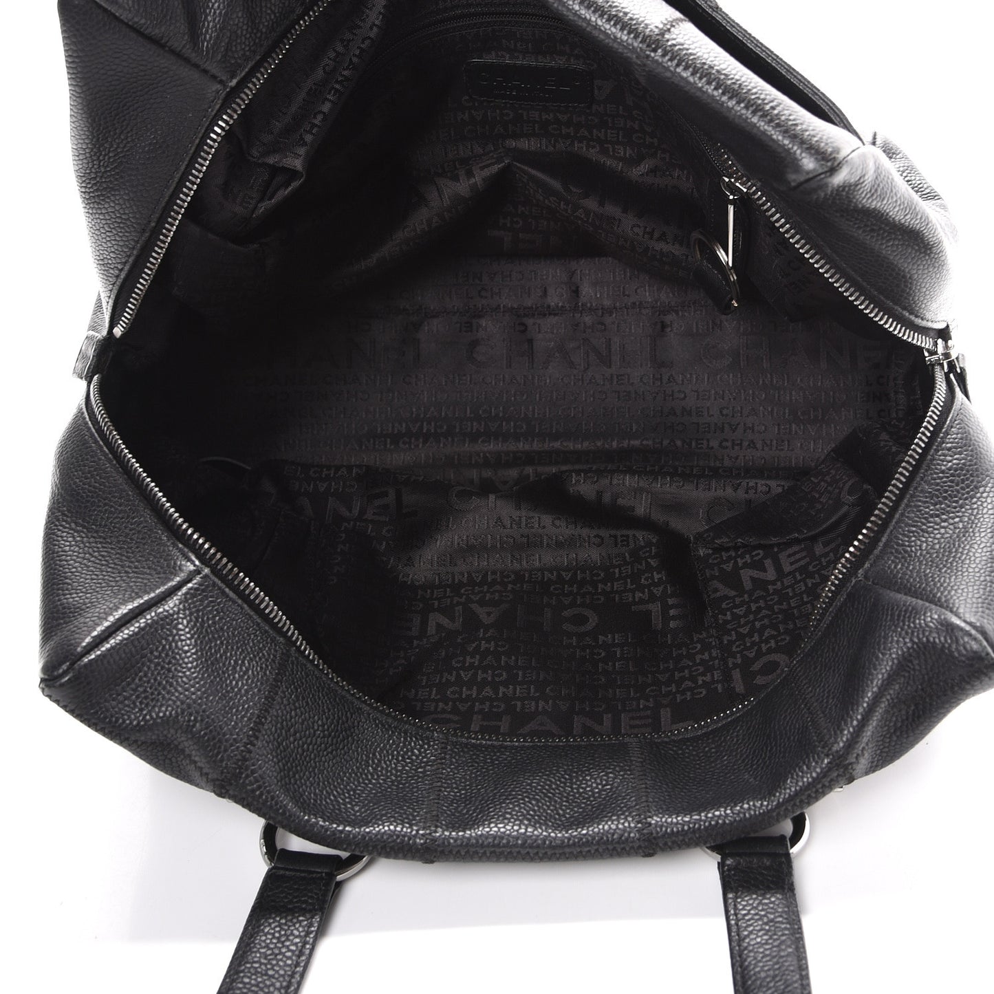 Caviar Square Stitched Bowler Black