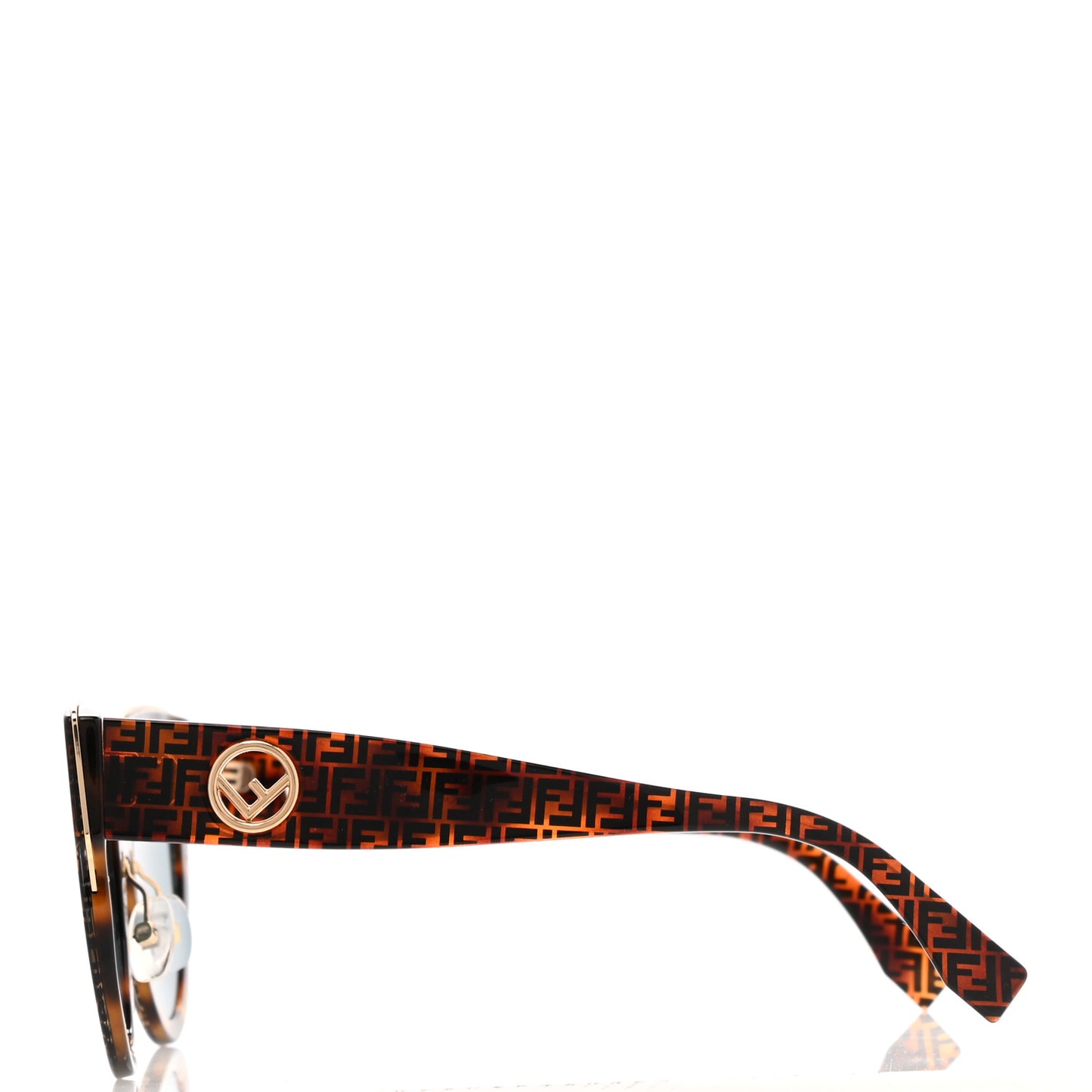 Acetate F is Fendi FF Cat Eye Sunglasses FF 0360/G/S Havana