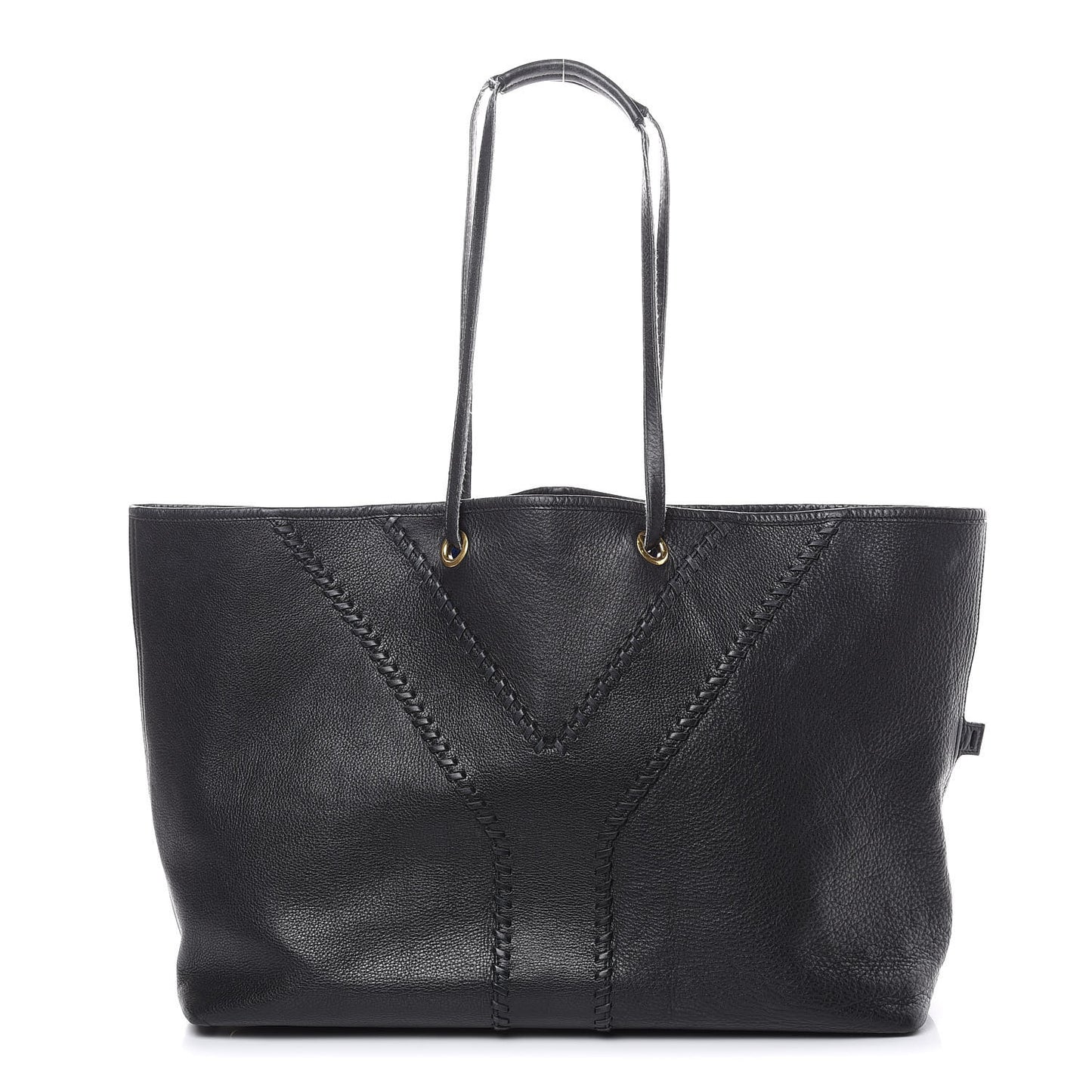 Calfskin Large Neo Double Reversible Tote Black