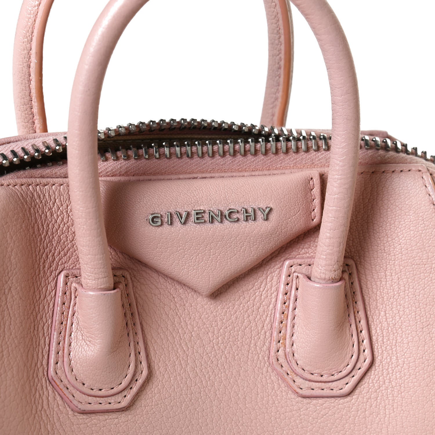 Givenchy Sugar Goatskin Mini Antigona Pink 7 of 13