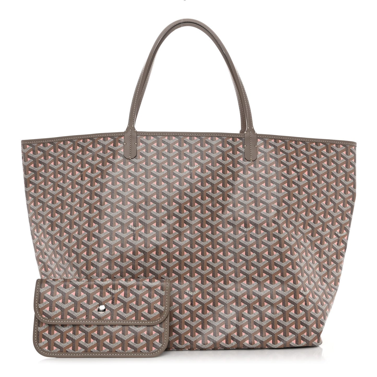 Goyardine Saint Louis Claire Voie GM Grege Powder Pink