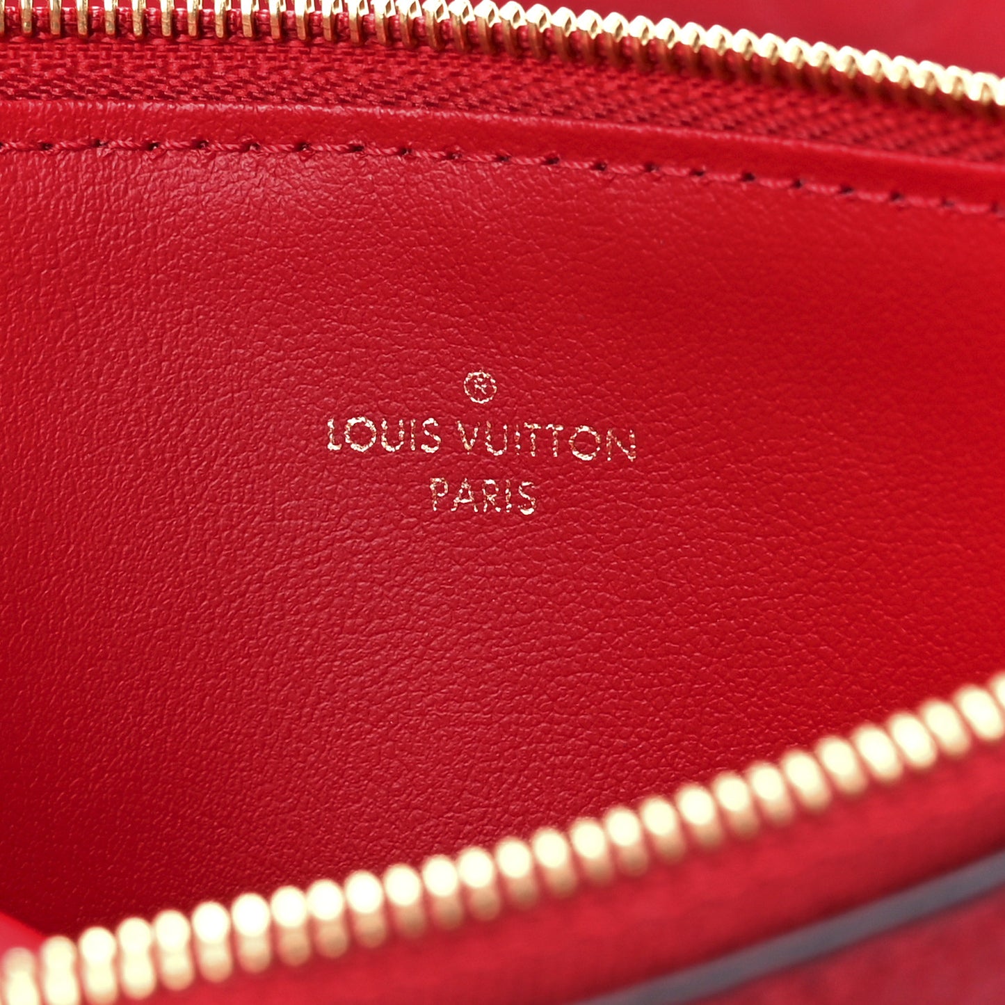 Empreinte Pochette Felicie Chain Wallet Scarlet