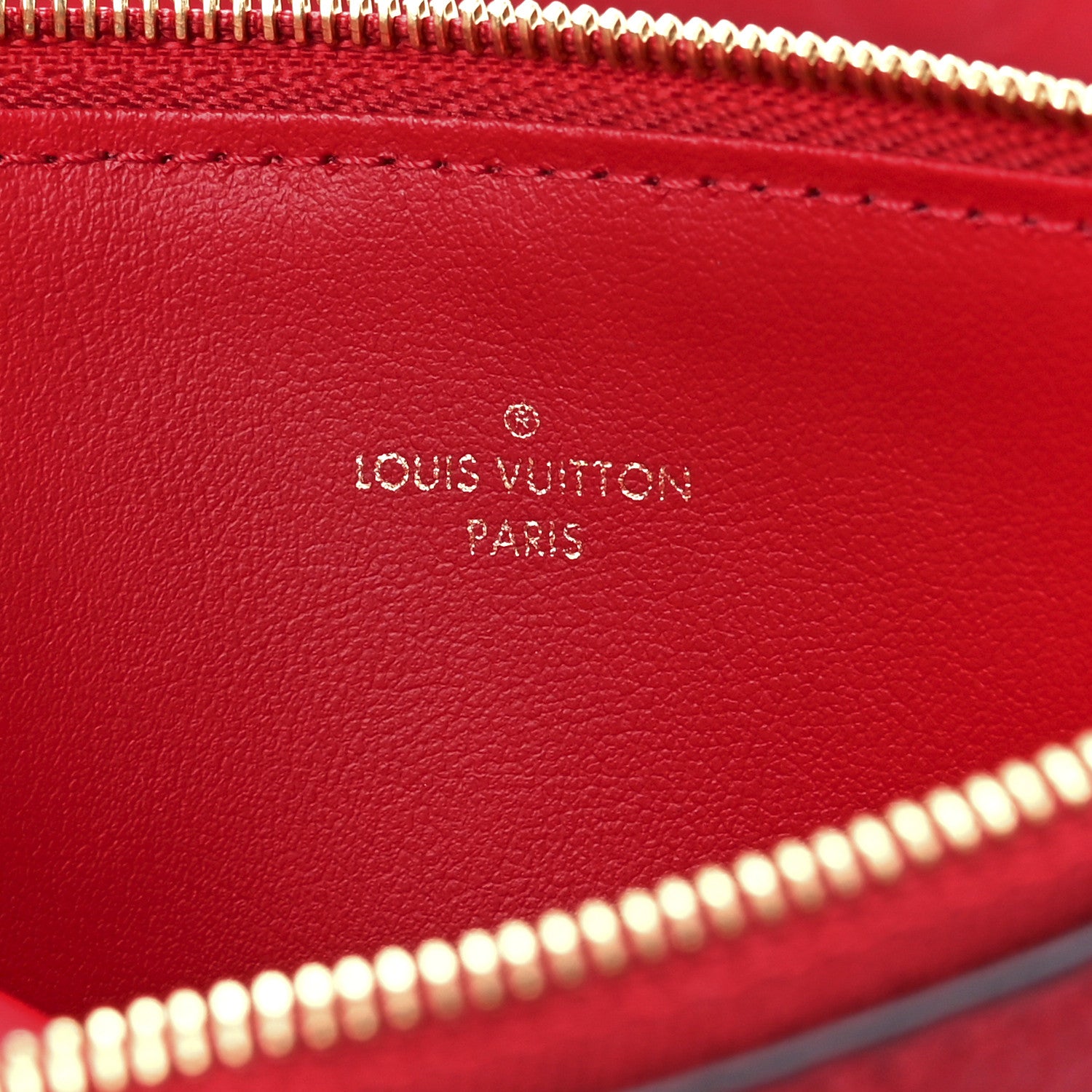 Louis Vuitton Empreinte Pochette Felicie Chain Wallet Scarlet 9 of 13