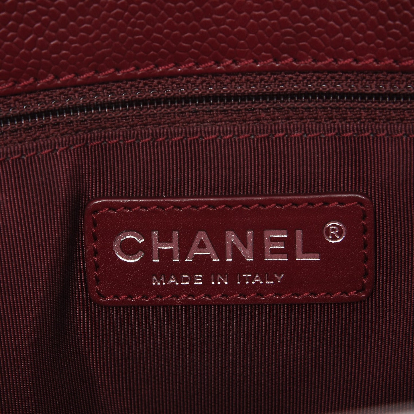 Caviar Quilted Grand Shopping Tote GST Red