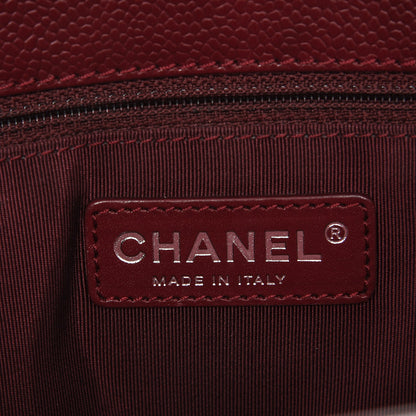Chanel Caviar Quilted Grand Shopping Tote GST Red 6 of 7
